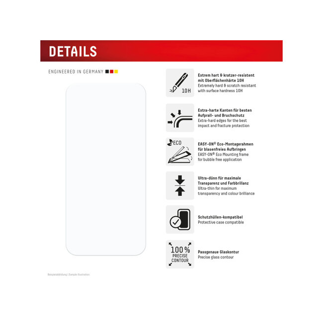 DISPLEX Real Glass iPhone 15/15 Pro/16