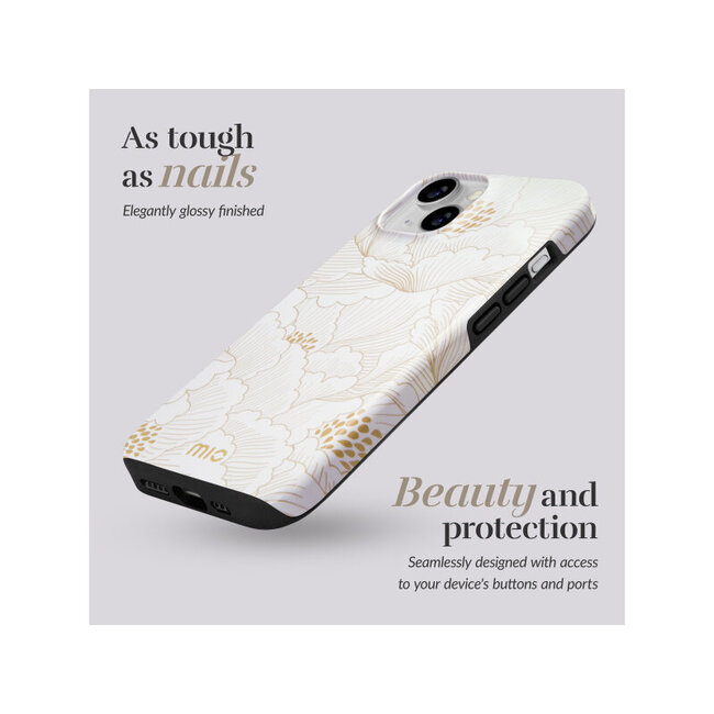 MIO White Roses Magsafe Compatible for iPhone 16 Pro
