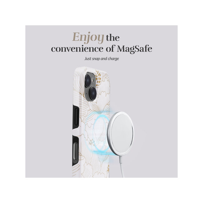 MIO White Roses Magsafe Compatible for iPhone 16 Plus