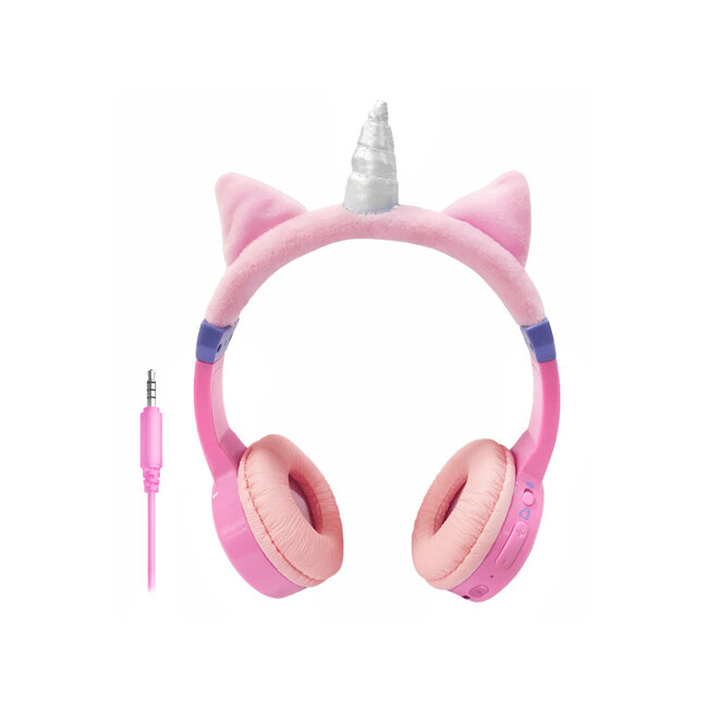 Mobilize Wireless/Wired Over Ear Kids Headphone 85dB Unicorn