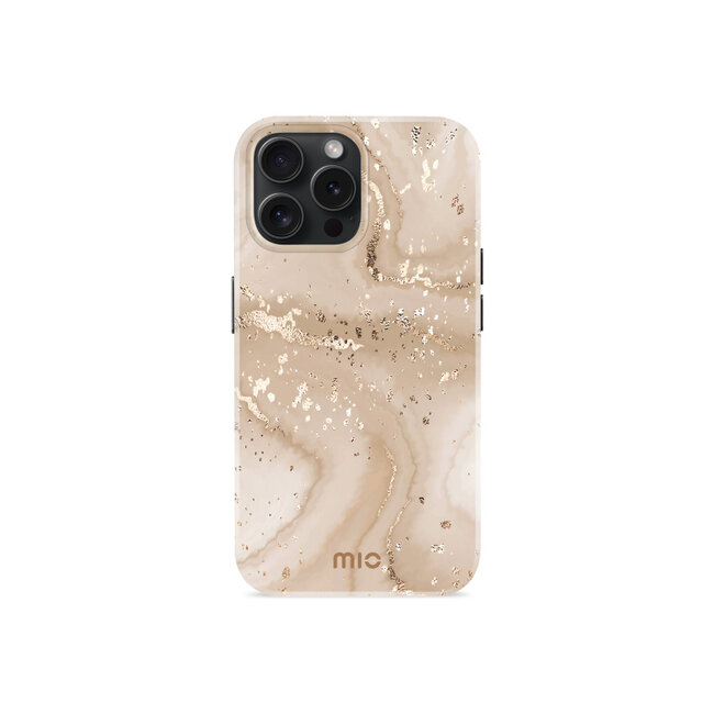 MIO Gold Marble Magsafe Compatible for iPhone 15 Pro