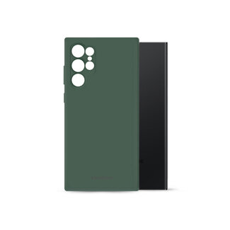 Mobilize Mobilize Rubber Gelly Case Samsung Galaxy S24 Ultra 5G Matt Green