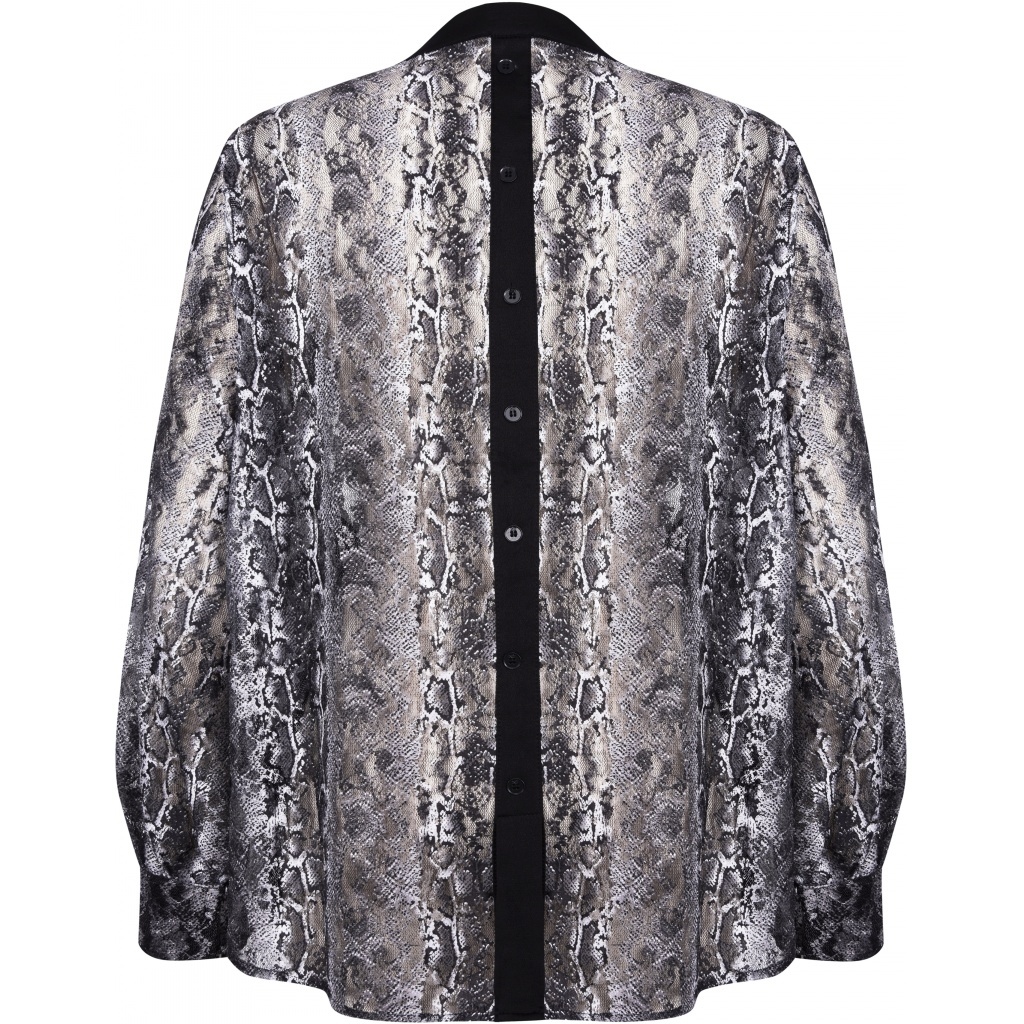 NU Denmark slangenprint blouse Bechet 6228-40 - Wimber fashion online shop
