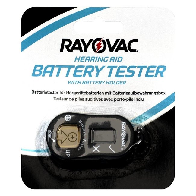 Rayovac Batterijtester / sleutelhanger gehoorbatterijen