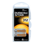 Duracell DA312 bruin hoorapparaat batterij (6 stuks)
