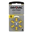 Rayovac 6 stuks 10AU geel hoorapparaat batterij