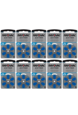 Rayovac 60 stuks blauw 675 AU Extra hoorapparaat batterij