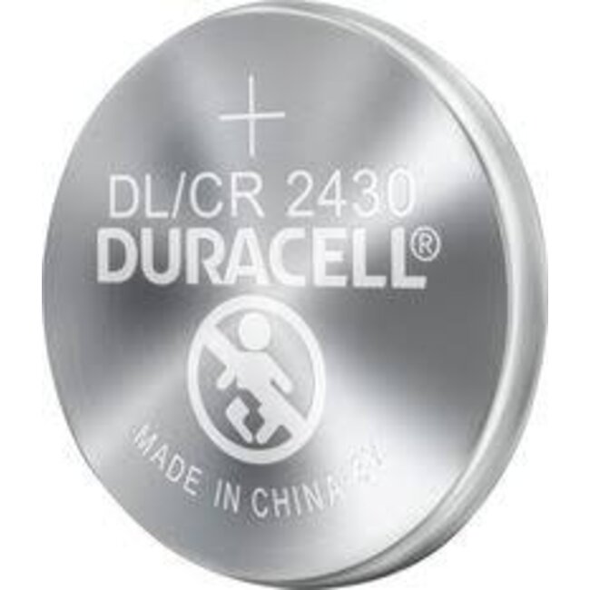 Duracell Knoopcel batterij Lithium CR2430 blister 1