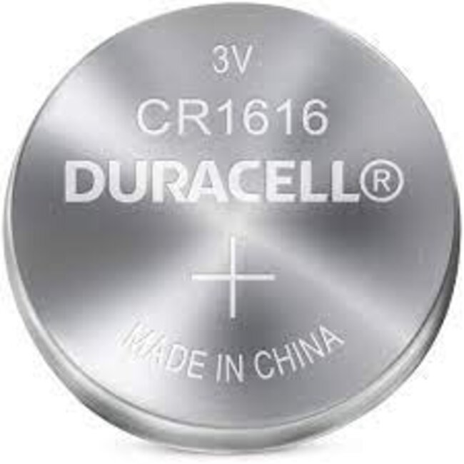 Duracell Knoopcel batterij Lithium CR1616 blister 1
