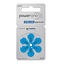 PowerOne blauw P675 hoorapparaat batterij (6 stuks)