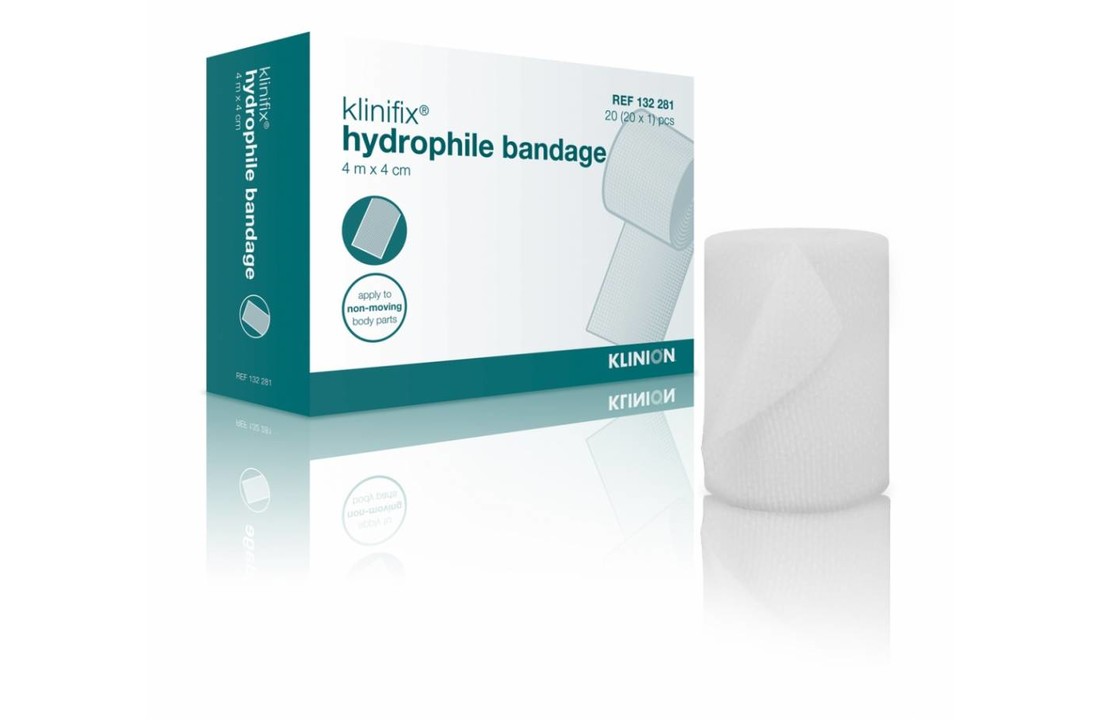 Klinifix Hydrofiel - niet-elastisch fixatiewindsel (20 st.)