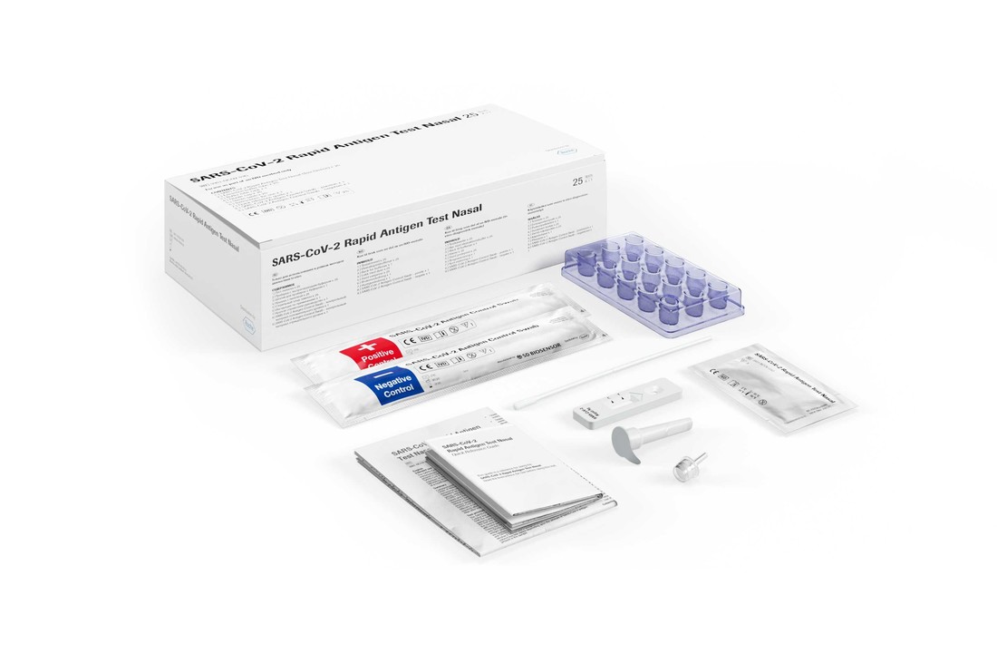 Roche corona zelftest ondiepe neustest (25 stuks)