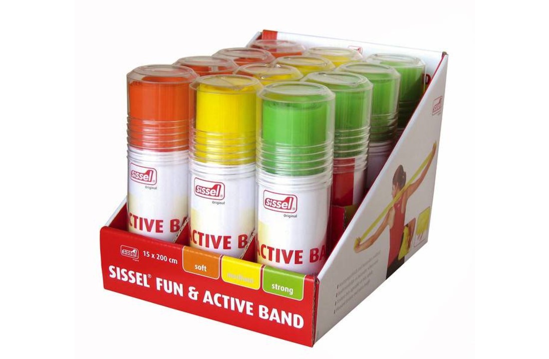 Sissel Fun en Active Band Verkoopdisplay