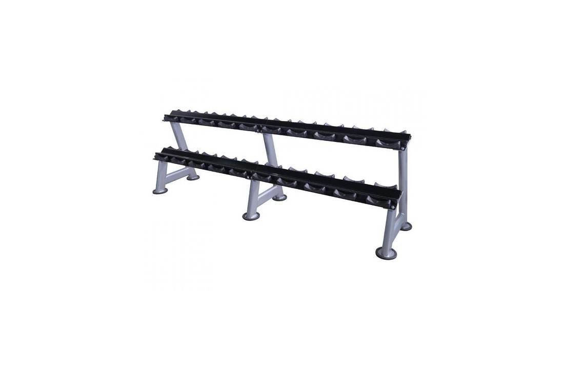 Lifemaxx Dumbbellrack - silver (5 - 20 sets)