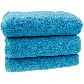 Neweco® Strandlaken xl aqua blauw 100x200 cm