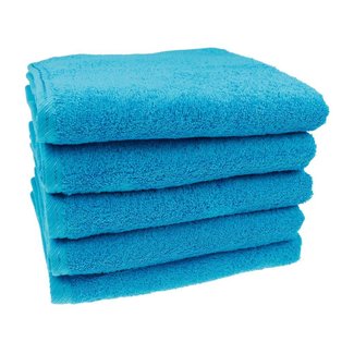 Neweco Organic handdoek aqua blauw