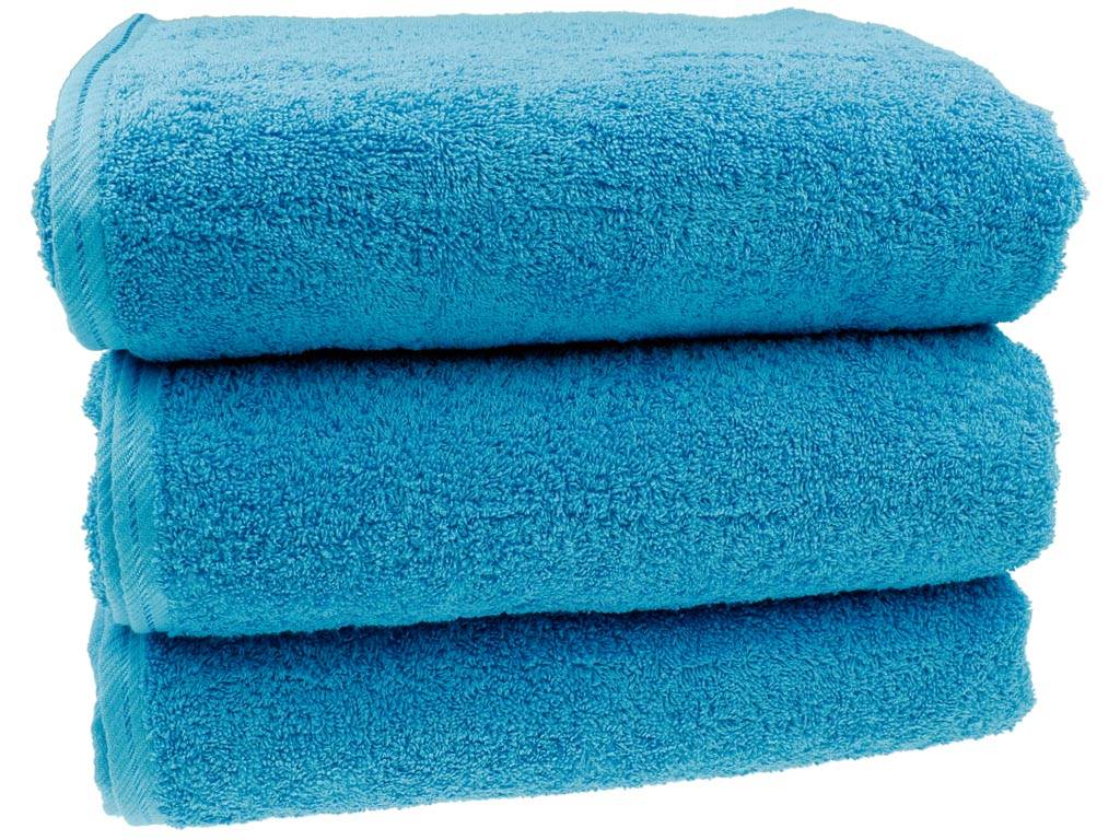 Sauna handdoek - Aqua blauw 80 x 200 cm - Neweco B.V.