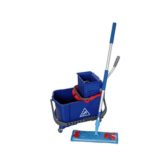 Vlakmopset met rolemmer en pers