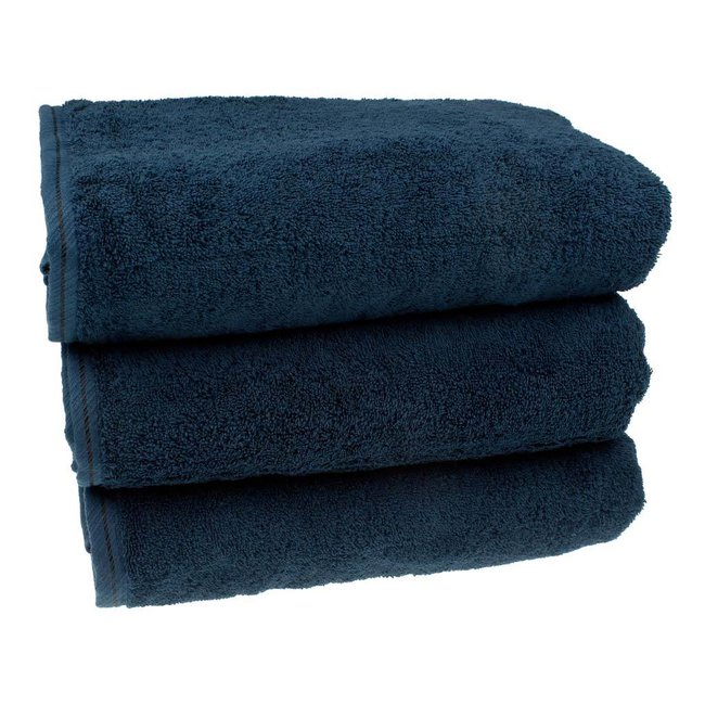 Sauna handdoek donkerblauw 80x200 cm