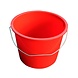 Emmer 10 liter rood met hengsel Emmer 10 liter rood met hengsel