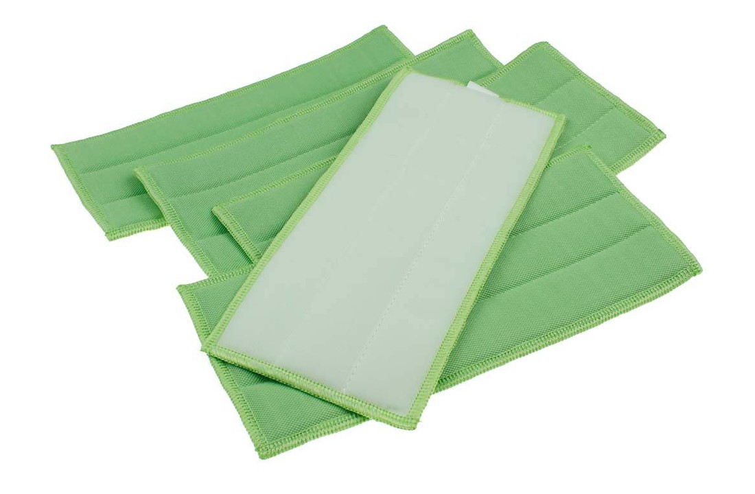 Cleano microvezel glasmop 11x25 cm met velcro