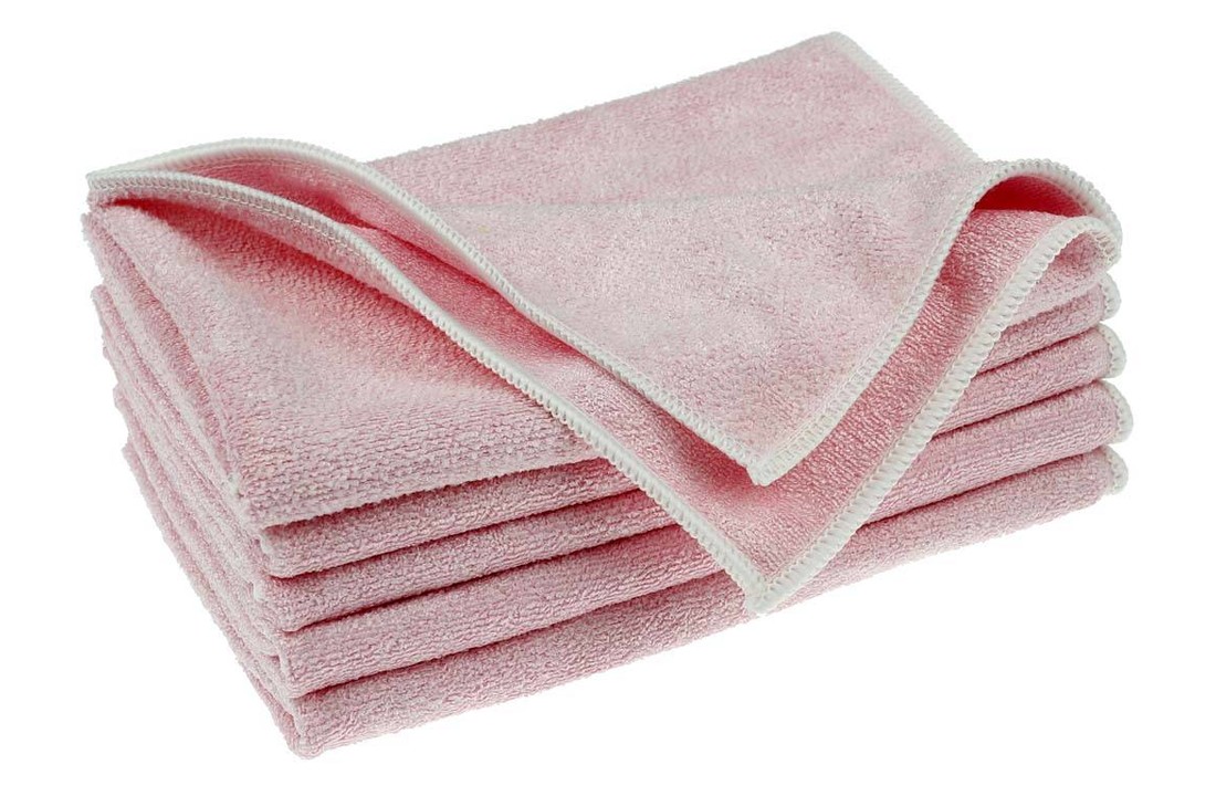 Microvezeldoek superieur roze