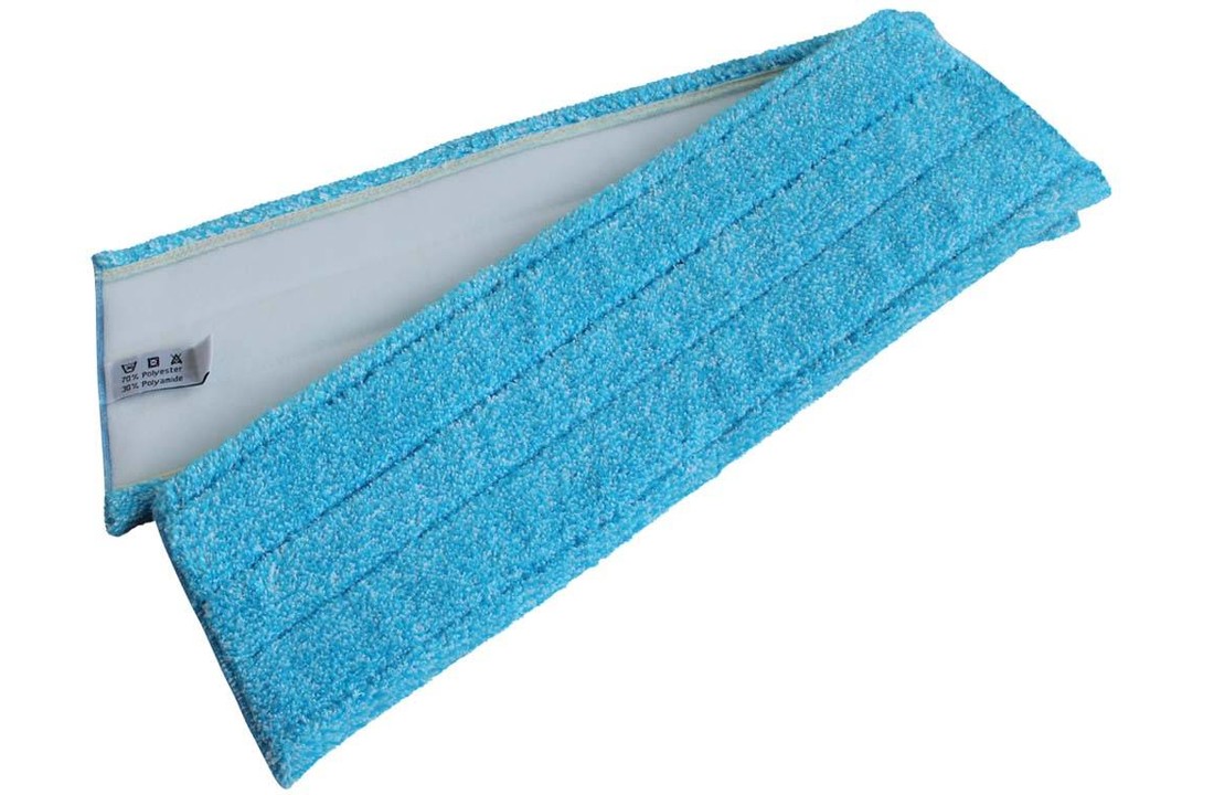 Microvezel vlakmop soft met velcro bevestiging