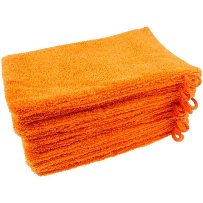 Microvezel washandje oranje