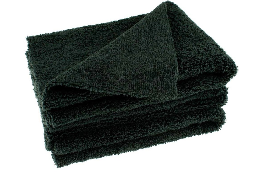 Microvezeldoek waxy gitzwart 40x40 cm zonder zoom