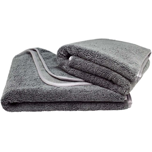 Microvezel auto droogdoek Mammoet grijs