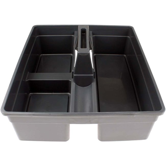 Gereedschapsbak grijs met handgreep