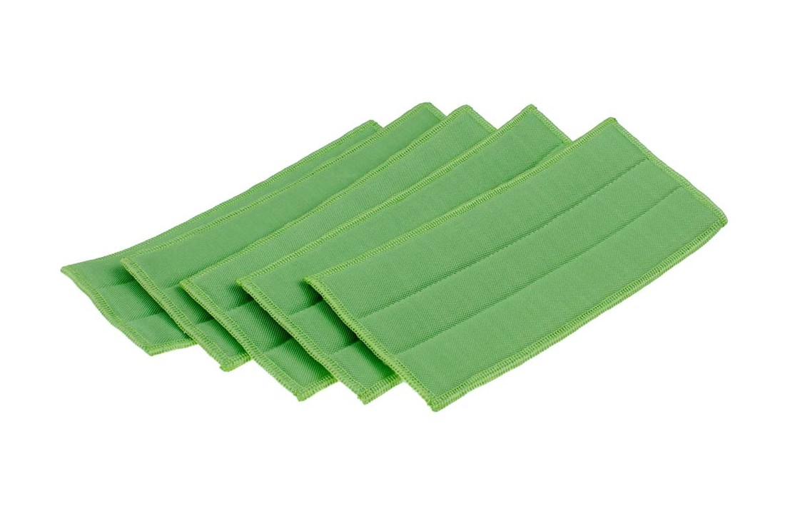 Cleano microvezel glasmop 11x25 cm met velcro