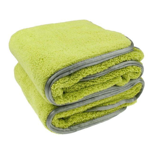 Microveel auto droogdoek Mammoet groen