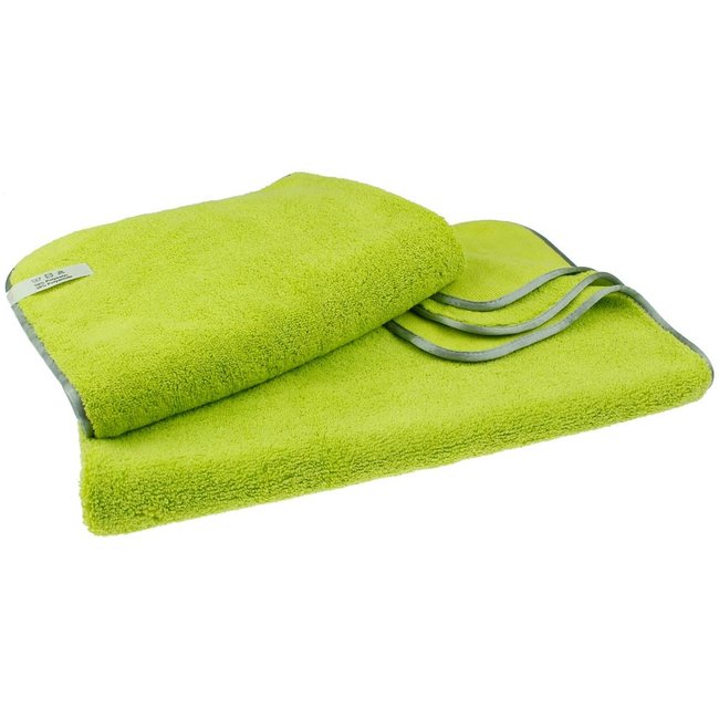 Microveel auto droogdoek Mammoet groen