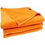 Massage handdoek xxl oranje 100x220 cm