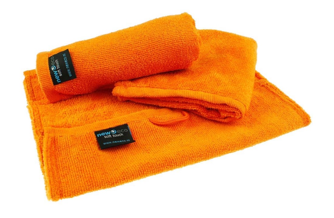 Microvezel kompresdoek oranje 30x50 cm