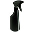 Sprayflacon 600ml zwart met ergo trigger