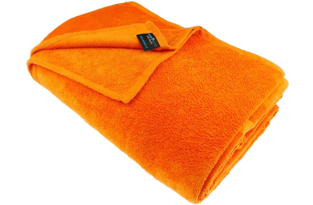 2 persoons strandlaken oranje