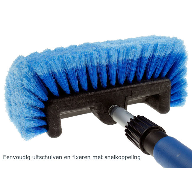 Autowasborstel startset Handy met waterdoorvoer