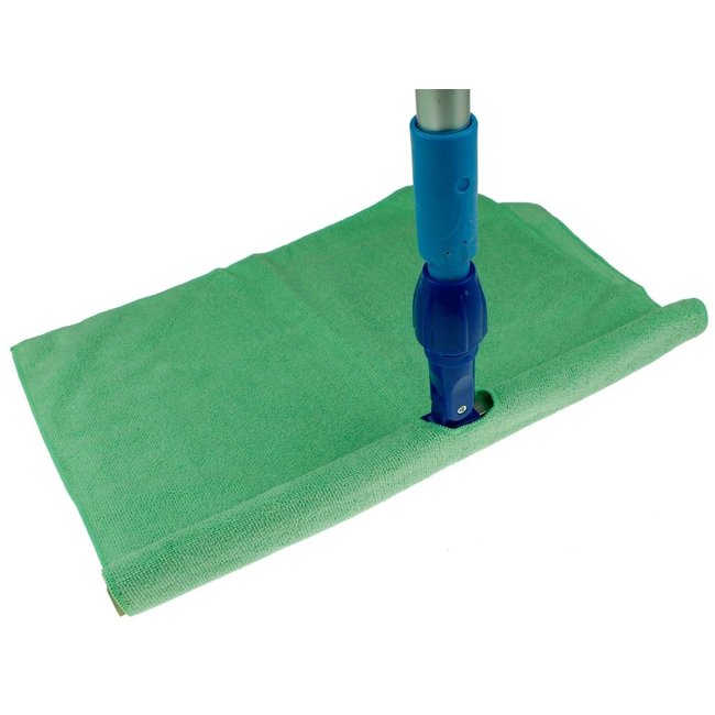 Microvezel dweil met handig steelgat