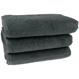 Organic badhanddoek antraciet