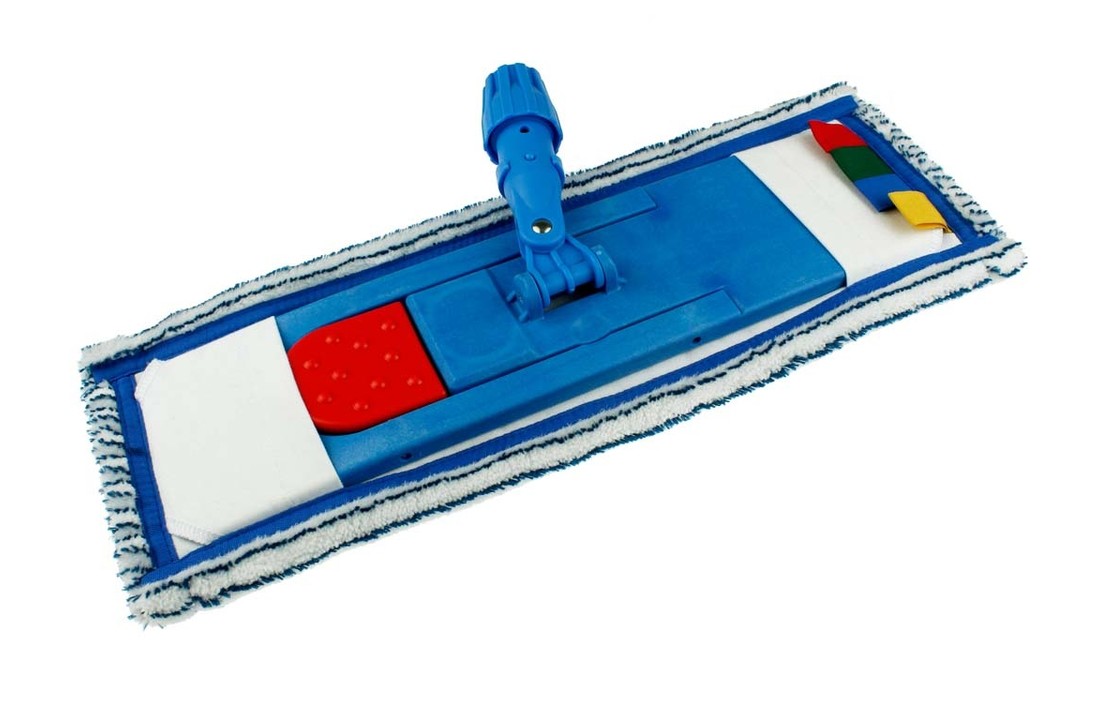 Microvezel vlakmop Optimum-pro met pockets