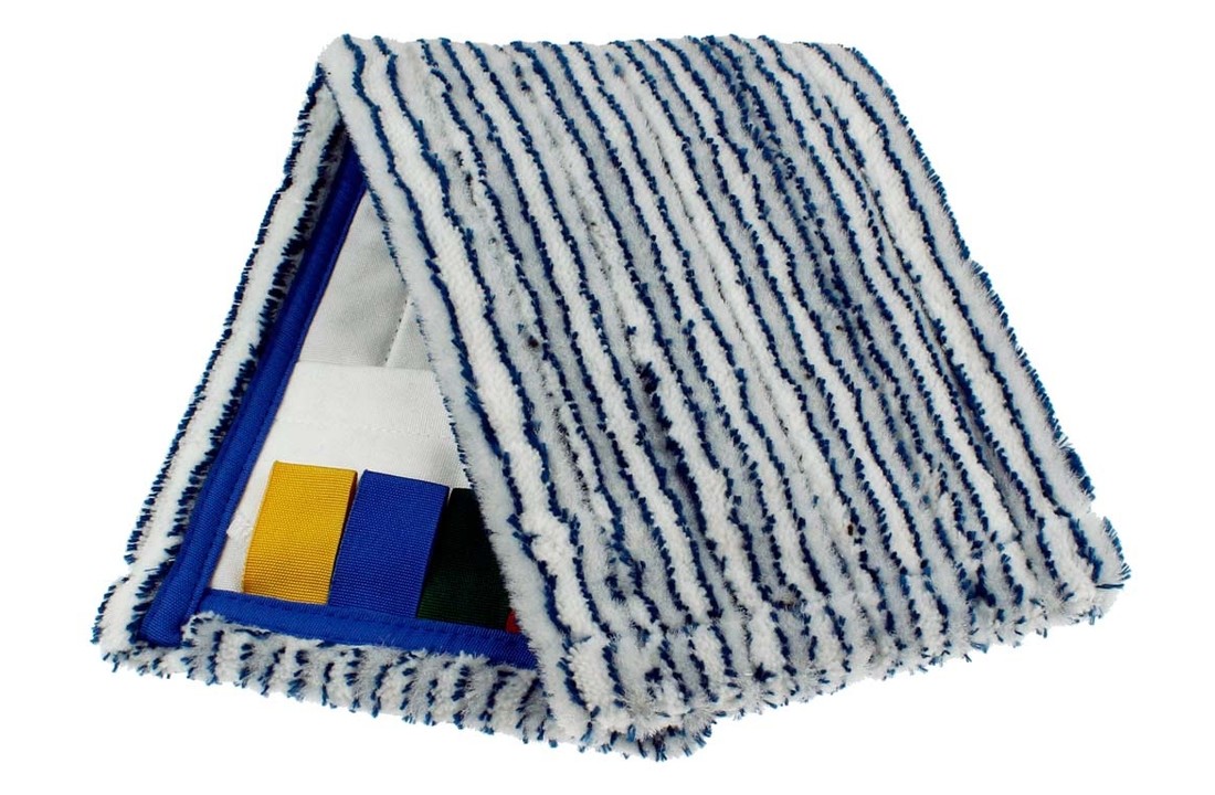 Microvezel vlakmop Optimum-pro met pockets