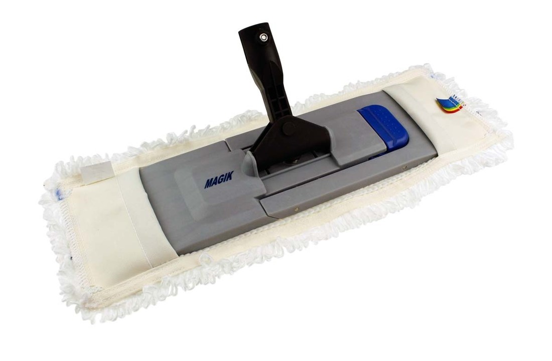 Vlakmop Duo-clean 40 cm met pockets