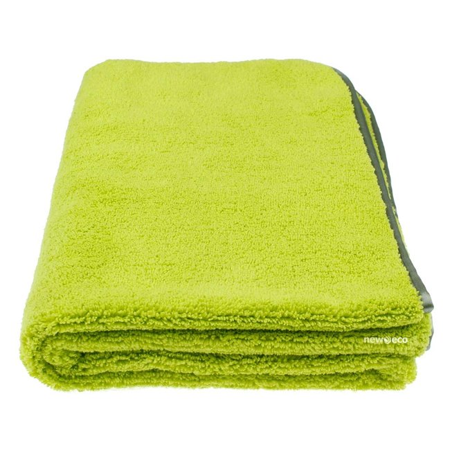 Microveel auto droogdoek Mammoet groen
