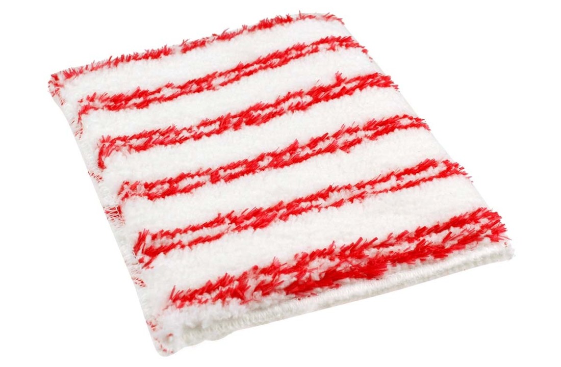 Microvezel sanitair pad met zachte schuurstrepen