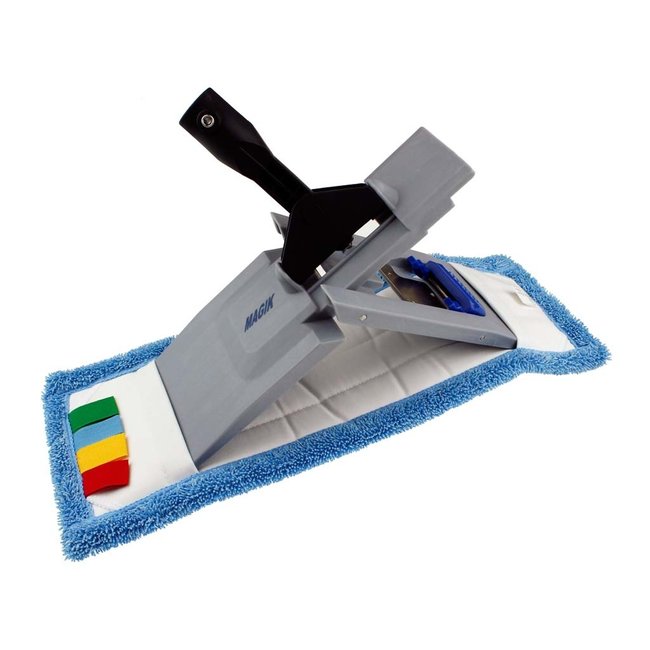 Microvezel vlakmop all-clean met pockets