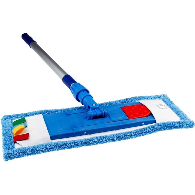 Microvezel vlakmop all-clean met pockets