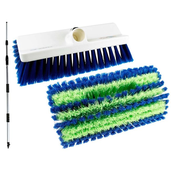 Solarborstel zonnepanelen startset met telescoopsteel