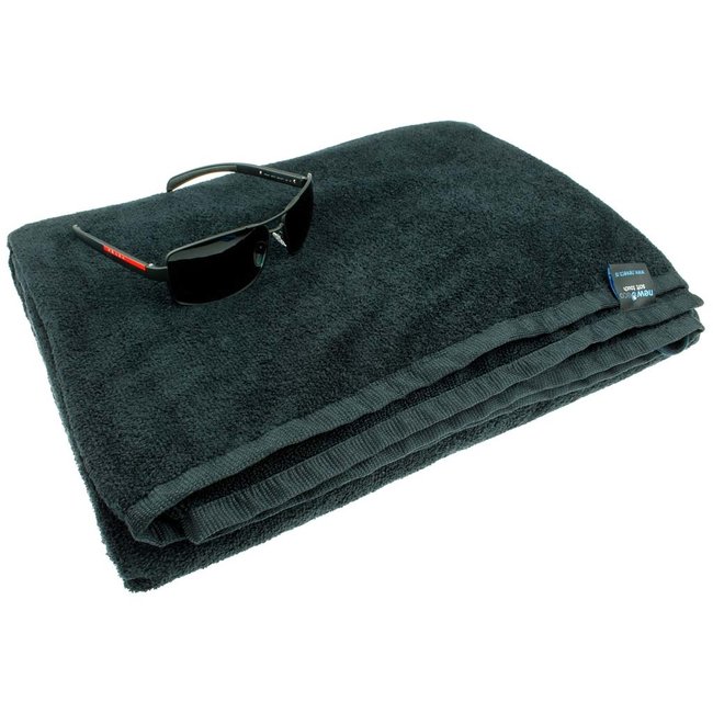 2 persoons strandlaken zwart 160x220 cm